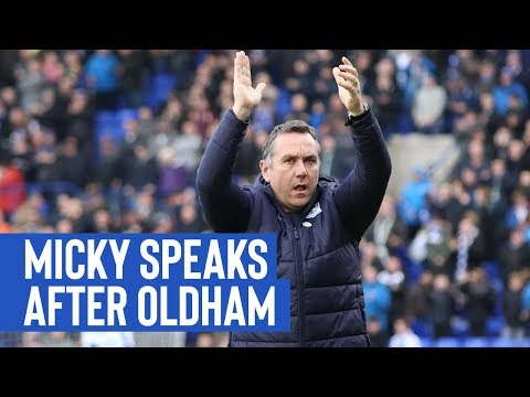Post Match | Micky Mellon (Oldham Athletic)