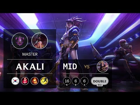 Akali Mid vs LeBlanc - KR Master Patch 9.15