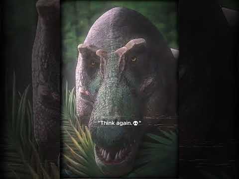 Could This Dinosaur Easily Defeat T. rex? 🤔💀 #sciencefacts #extinction #prehistoric