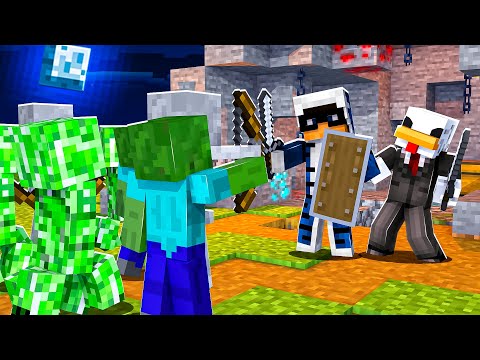 KENDAL E BELLAFACCIA DIFENDONO IL MONDO DALL'INVASIONE - MINECRAFT ITA
