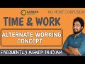 TIME AND WORK ALTERNATE DAYS PROBLEMS BANKING SSC RAILWAY IBPS SBI CGL CAREER DEFINER