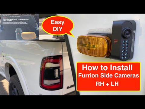 How to Install Furrion Side Cameras on a Keystone Cougar 5th Wheel LED Marker Light Night Vision