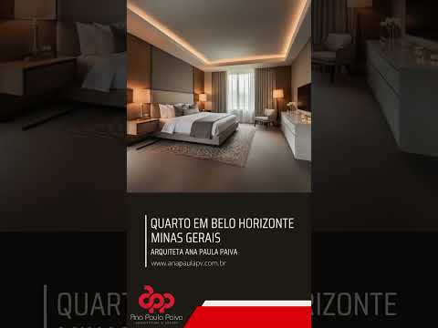 Projeto Arquiteta Ana Paula Paiva Quarto em Belo Horizonte Minas Gerais