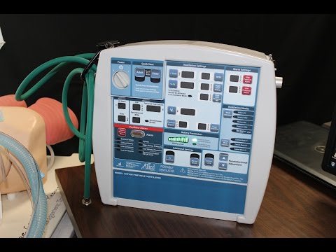 Portable ventilator basic set up