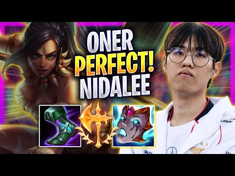 ONER PERFECT GAME WITH NIDALEE! - T1 Oner Plays Nidalee JUNGLE vs Vi! | Season 2025