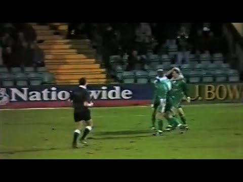 Late Adam Stansfield equaliser against Doncaster - Yeovil FA Trophy Fourth Round 2001/02