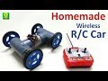 How To Make Wireless Remote Controlled Car At Home