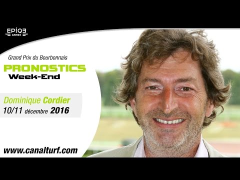Pronostics WE des courses pmu du 10 et 11 décembre 2016 - Grand Prix du Bourbonnais