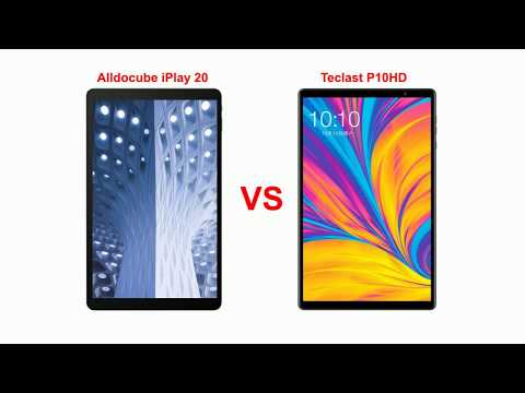 Alldocube iPlay 20 vs. Teclast P10HD tablet 4G LTE  (link in the description)