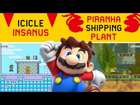 Making of Icicle Insanus & Piranha Co. Shipping Plant (Super Mario Maker 2)