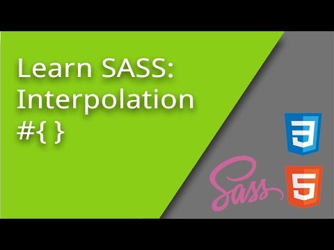 Learn SASS Interpolation