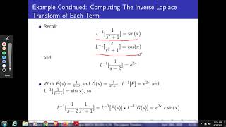 MATH 302 April 29th Lecture: Convolutions, Piecewise-Defined Functions, and Unit Step Functions