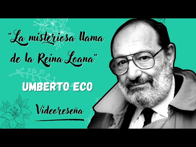 Vídeo relacionado con La misteriosa llama de la Reina Loana: Novela ilustrada;Novela ilustrada