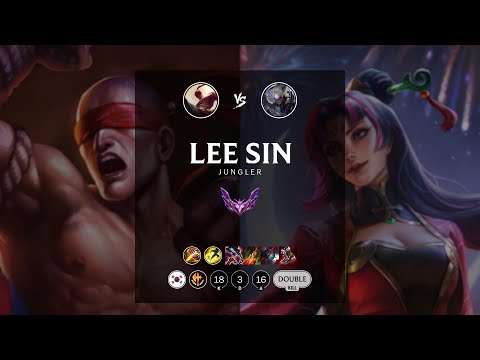 Lee Sin Jungle vs Diana - KR Master Patch 12.12