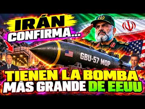 ALERTA MÁXIMA EN BASES DE EEUU . IRÁN CONFIRMA QUE TIENEN LA GBU57 LA BOMBA AREA MÁS GRANDE DE EEUU