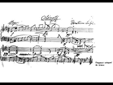 URMUZ: Piano Sonata (excerpt)