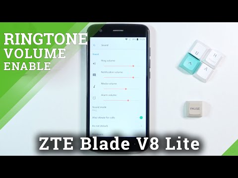 How to Adjust Ringtone Volume in ZTE Blade V8 Lite - Sounds Settings