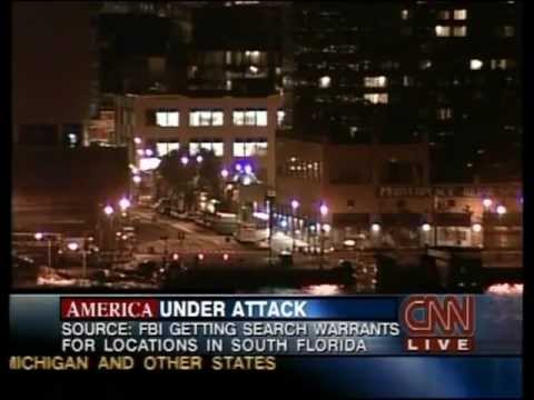 CNN 9/11 LIVE TV Coverage (9/12/01) 1:00 A.M - 1:15 A.M