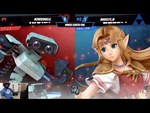 Top Dog Smash Week 8 Doucette (ROB) vs CBK (Zelda) - Smash Ultimate SSBU