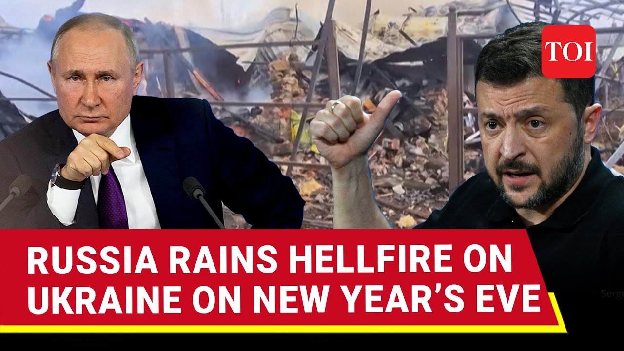 Putin’s Army ‘Blazes’ Ukraine With 100+ Drones; Kyiv Reports Casualties On New Year’s Attack