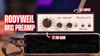 A Mic Preamp To Level Up Your Interface - Rodyweil RO-04 Mic Preamp