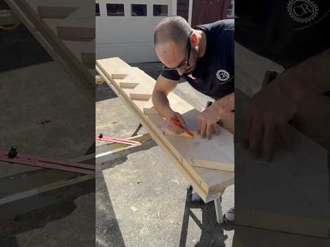 Let’s build some stair stringers. #diy #carpentry #remodeling #construction