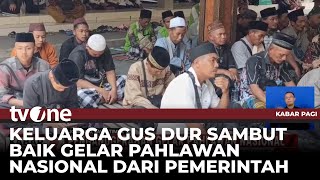 Download lagu Terima Gelar Pahlawan Nasional, Keluarga Gus Dur di Jombang Sambut Baik | tvOne mp3