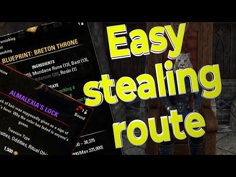 Fast and Easy stealing route in ESO - How to profit in eso by being a thief, Stealing Guide Location