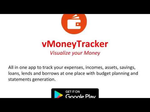 vMoneyTracker : Money Manager Video
