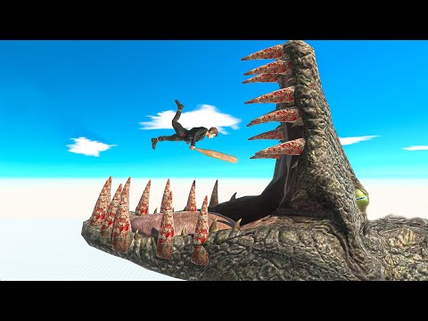 Mutant Purussaurus Eats Units  Animal Revolt Battle Simulator