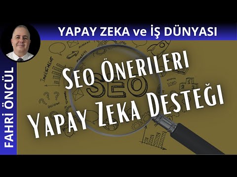 Yapay Zeka ile SEO Önerileri – SEO Stratejilerini Üst Seviyeye Taşıyın