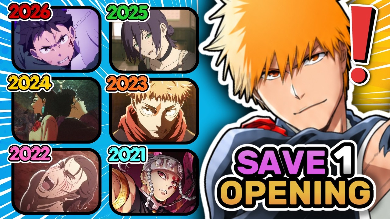 🎵 Which Year Has the BEST Anime OPENING? 🔥 Save ONE per Round! 2021-2026
