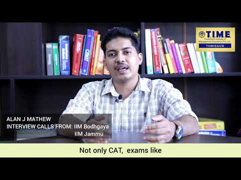 CAT 20  Student of T. I. M. E THRISSUR - ALAN MATHEW