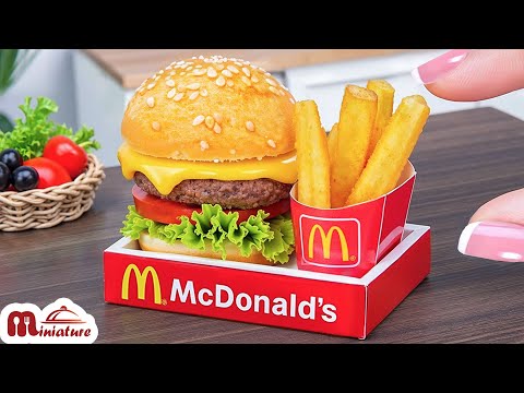 🍔 So Yummy Mini McDonald’s Big Mac Recipe | ASMR Cooking Mini Food