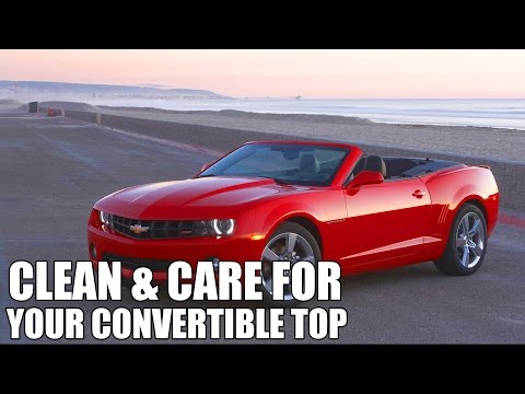 How To Clean and Protect Convertible Tops - Chemical Guys Convertible Top Product Line