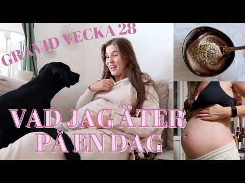 VAD JAG ÄTER PÅ EN DAG SOM GRAVID - Gravid vecka 28 Del 1