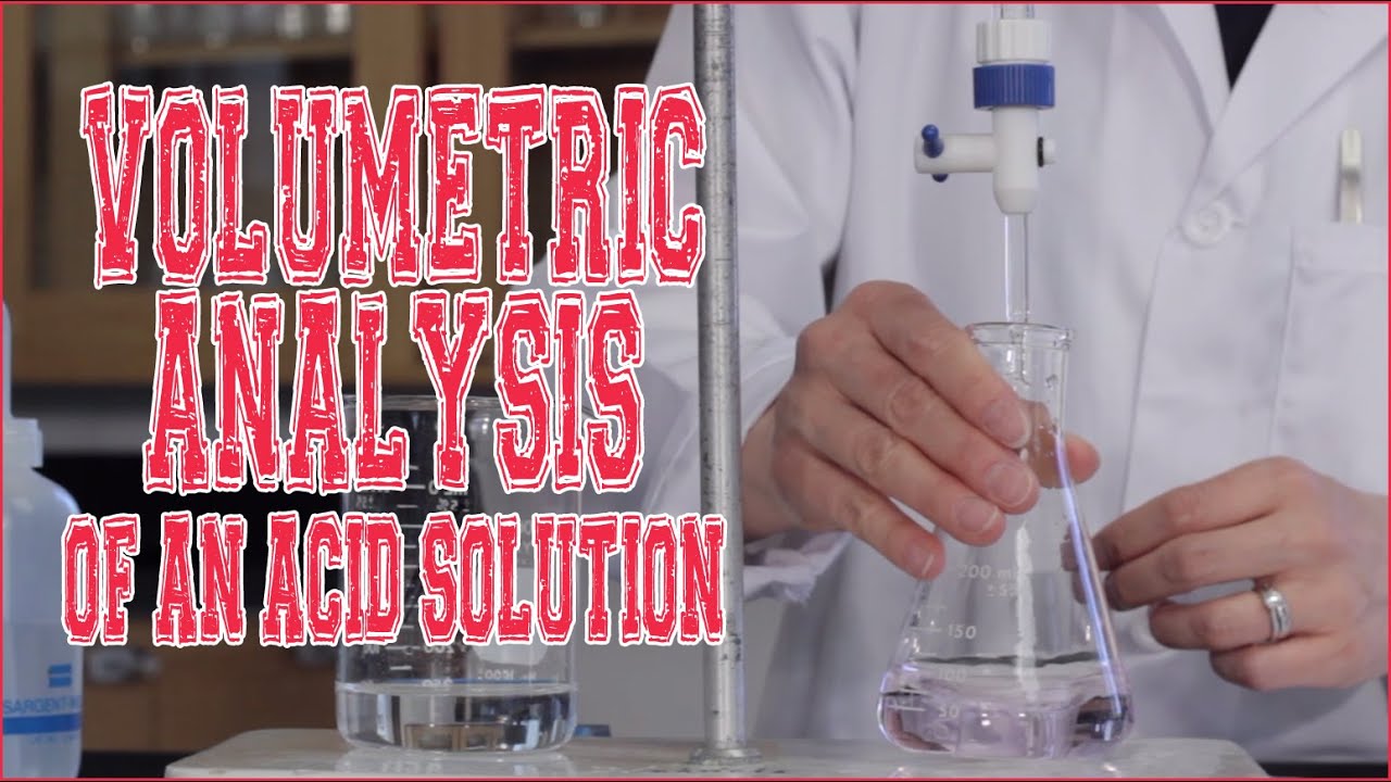 VOLUMETRIC ANALYSIS OF AN ACID SOLUTION Pre-Lab - NYB Chemistry of Solutions