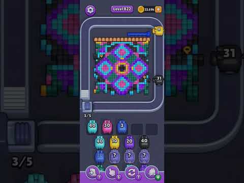Pixel Flow Level 822 Walkthrough