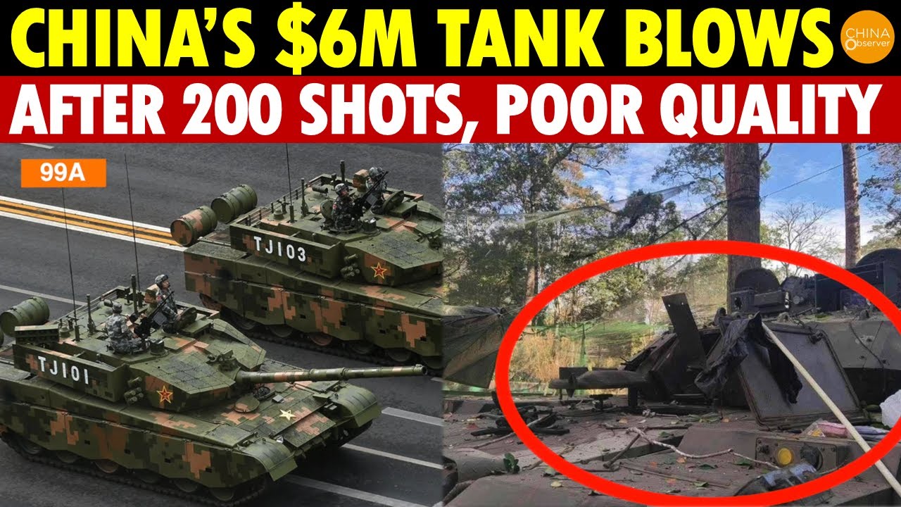 China’s $6M VT-4 Tank Blows Up After Just 200 Shots in Thailand-Cambodia Clash, Terrible Quality