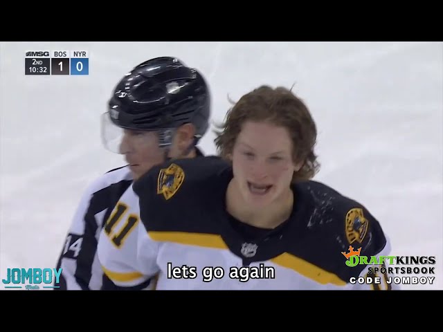 The Rangers and Bruins fight a lot, a breakdown