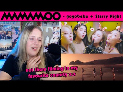 LITERALLY THE MOST GORGEOUS MV'S EVER?! || Mamamoo - Gogobebe + Starry Night Reaction