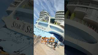Biggest cruise ship 🛳️ in the world Stars of The Seas #cruisingagain #shiphappens #virol