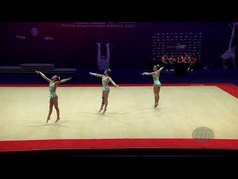 Bulgaria (BUL) - 2021 Acrobatic Worlds, Geneva (SUI) Balance  Women's Group