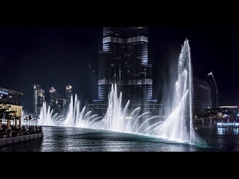 dubai water fountain show