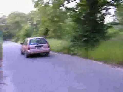 ford escort 1.9 LX  magnaflow exhaust sound