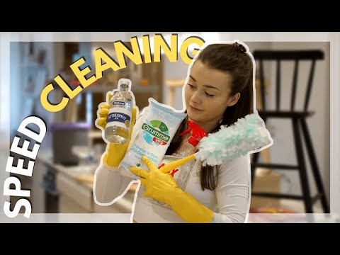 SPEED CLEANING 🧹🧽 STÄDAR UT JULEN 2021 (Eng Sub)