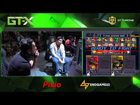 HugS (Samus) vs. ALG | n0ne (Falcon, Ganon) | SSBM Pools | GTX