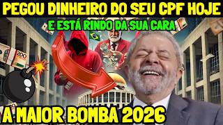 A MAIOR BOMBA DE 2026   ATÉ ESQUERDISTAS SE VOLTAM CONTRA LULA   ACABOU