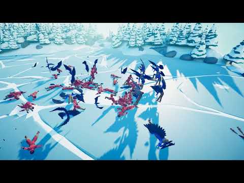 Totally Accurate Battle Simulator - 40 Headbutters vs 10 Scarecrows