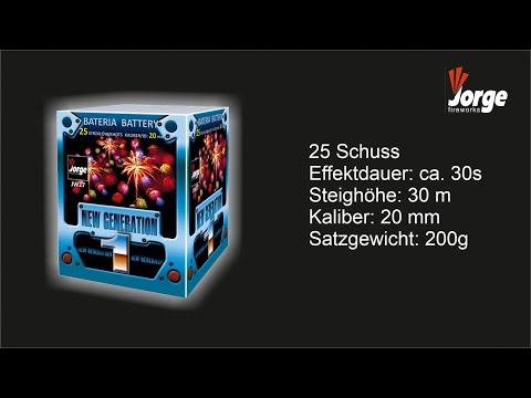 Jorge New Generation 1 JW27 Feuerwerksbatterie